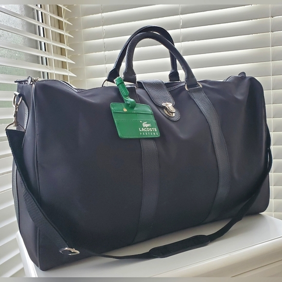 Lacoste Handbags - Vintage Rare Lacoste Perfumes Weekender Duffel Bag